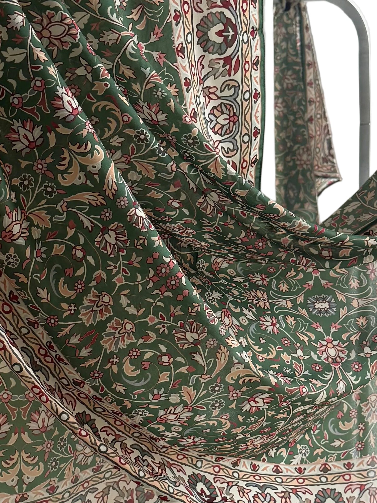 Persian Printed Hijab- Green
